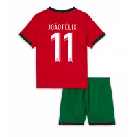 Maglie da calcio Portogallo Joao Felix #11 Prima Maglia Bambino Europei 2024 Manica Corta (+ Pantaloni corti)